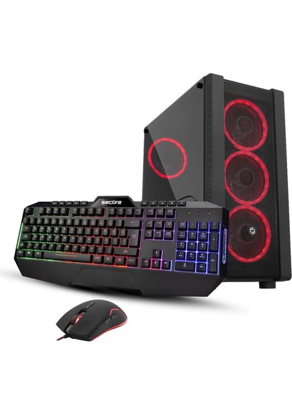 GM-5032 I5-12400F 32GB 1tb SSD Rtx 5060 8gbvga 500W Dos Oyuncu fiyatları