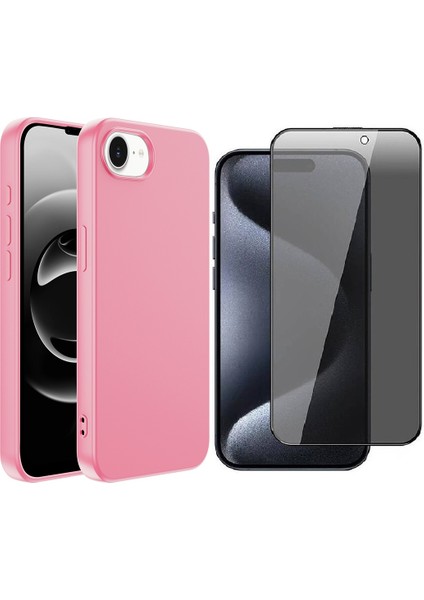 Apple iPhone 16E Uyumlu Kılıf Vendas Mara Lansman Kapak + Hayalet Cam Ekran Koruyucu