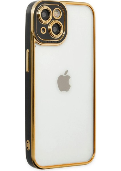 iPhone 14 Plus Kılıf Liva Lens Silikon - Siyah - ASOY8395-2130