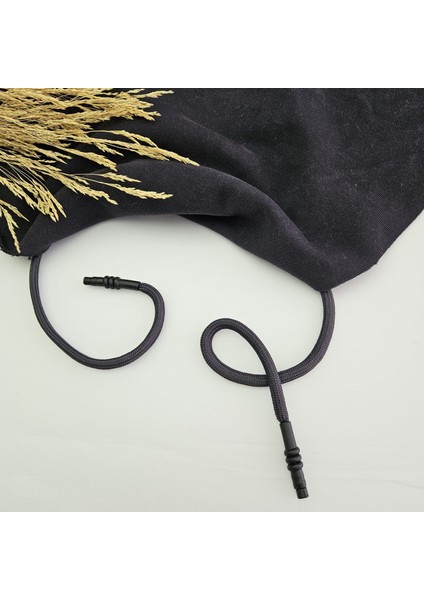 Uçlamalı Koyu Gri 10 Adet Sweatshirt-Eşofman İpi / Ayakkabı Bağcığı / Kordon İp 130 cm