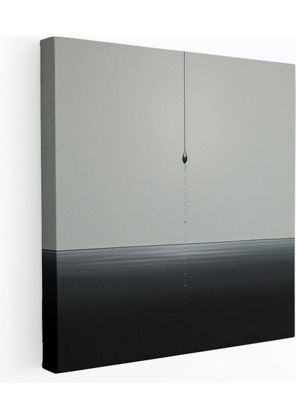 Yağmur Damlası Kanvas Tablo - Yağmur Kanvas Duvar Sanatı Sadelik Ev Dekorasyonu