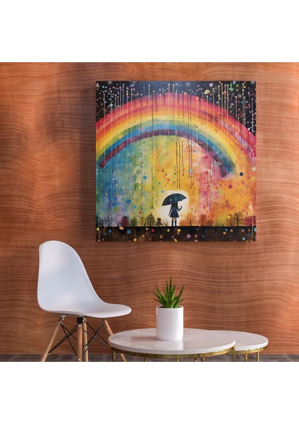 Yaylı Yağmur Kanvas Tablo - Yağmur Kanvas Masalsı modelleri