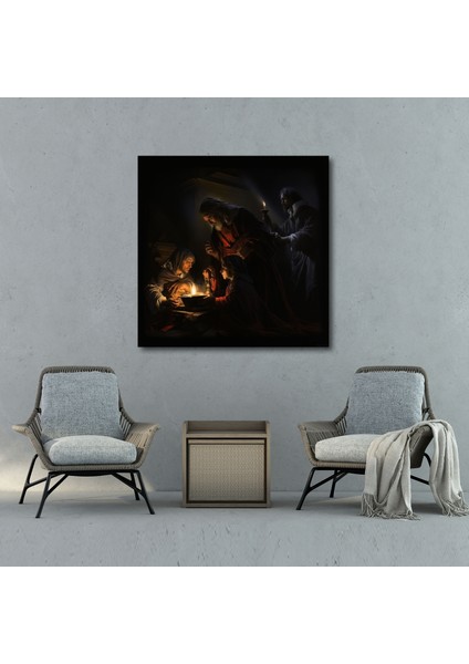 Rönesans Işık-Gölge Kanvas Tablo - Rönesans Duvar Dekorasyonu Rönesans Işık-Gölge modelleri