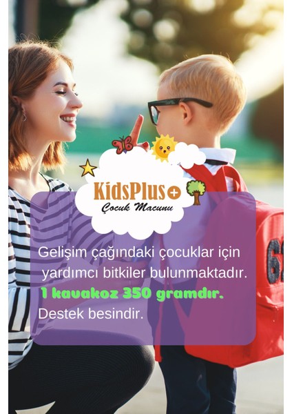 KidsPlus Kakaolu Çocuk Macunu 3x350 g Doğal Besleyici İçerikli Sağlıklı Tatlı Alternatifi fırsatları