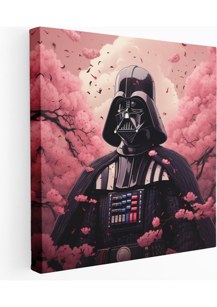 Star Wars Darth Vader Sakura Kanvas Tablo - Star Wars Kiraz Çiçekleri Kanvas Kanvas Duvar Sanatı