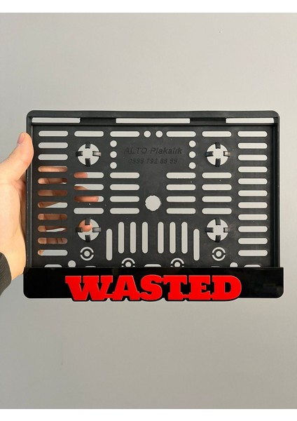 Pleksi Plakalık Tüm Motosikletlere Uygun Audi 1.6 Wasted Yazılı Dayanıklı Tasarım fırsatları