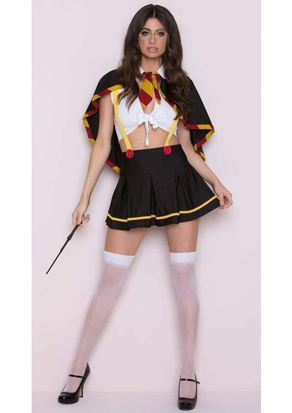 Siyah Harry Potter Cadılar Bayramı Kostümü