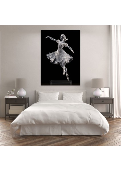 Gerçekçi Cam Heykel Duvar Dekorasyonu - Gerçekçi Cam Heykel Kanvas Duvar Sanatı Kanvas Tablo modelleri