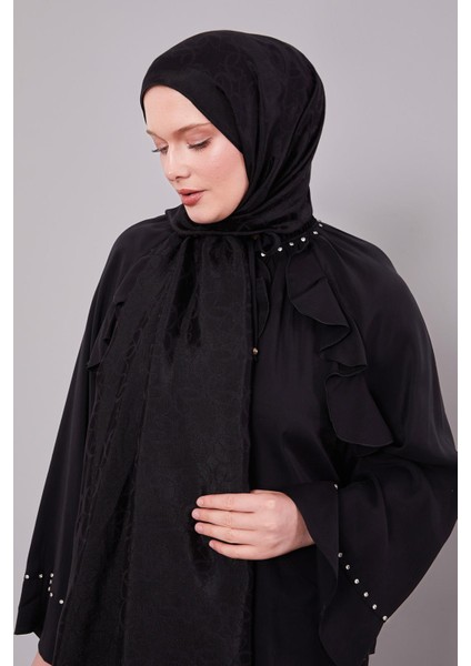 Siyah Geometrik Desen Grazia Şal