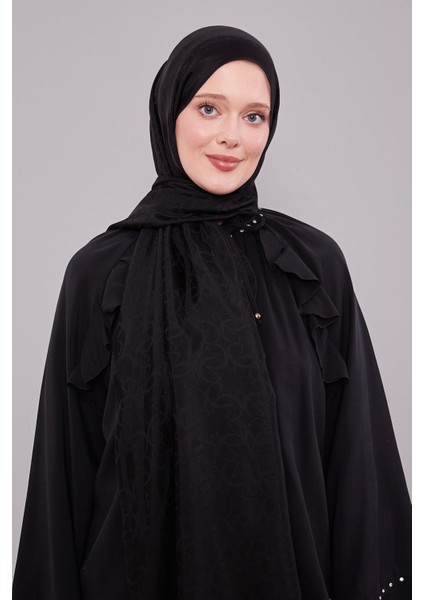 Siyah Geometrik Desen Grazia Şal modelleri