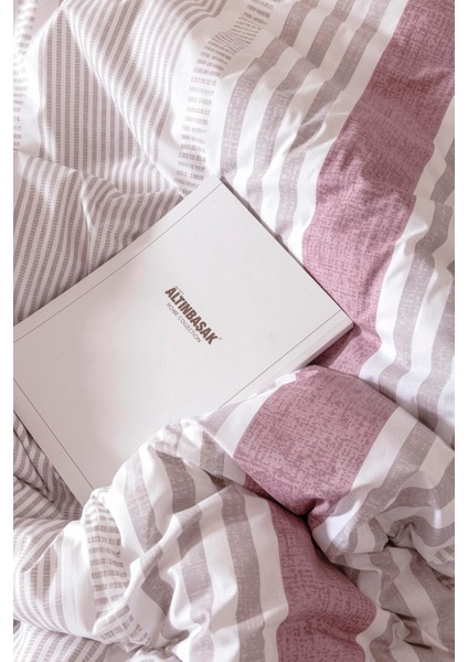 % 100 Pamuk Ranforce Çift Kişilik Nevresim Takımı Nemesis Anew (Havlu Hediyeli) indirimleri