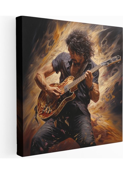Gitar Ustası Kanvas Tablo