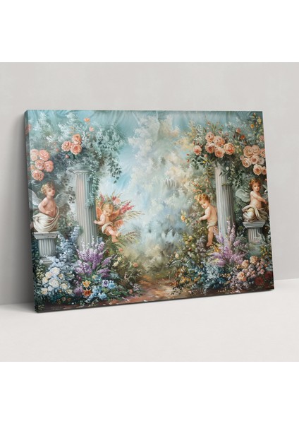 Rokoko Tarzı Tablo Kanvas Duvar Sanatı