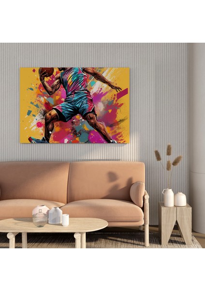 Pop Art Basketbol Smacı Kanvas Tablo fiyatları