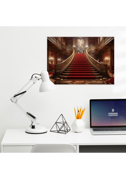 Titanik Büyük Merdiven Kanvas Tablo - Lüks Büyük Merdiven Titanik modelleri