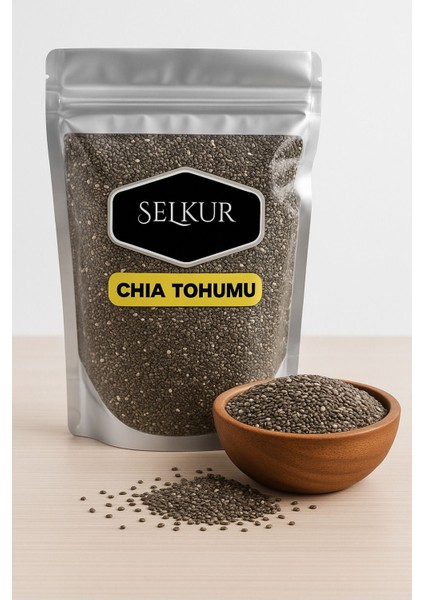 Chia Tohumu 200 gr - Glutensiz, Yüksek Lif ve Omega-3 Kaynağı, Meksika Menşeli Ürün indirimleri