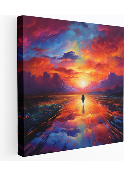 Canlı Şafak Duvar Sanatı - Şafak Duvar Sanatı Duvar Dekorasyonu Canlı