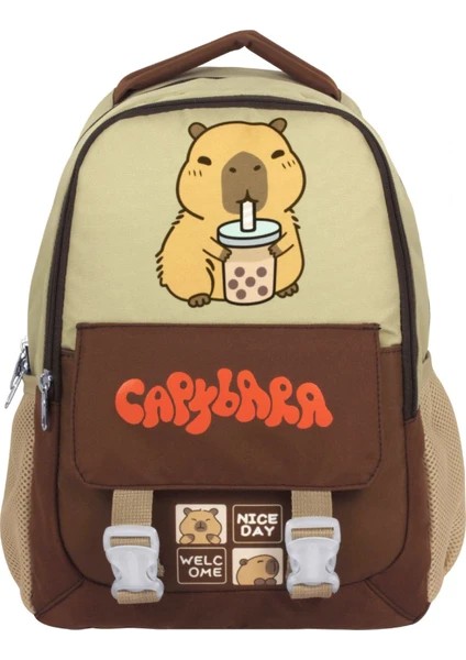 Capybarailkokul Çantası 3' Lü Set -Çanta +Beslenme +Kalemlik fırsatları