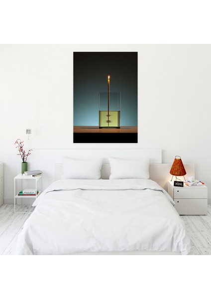 Gerçekçi Cam Heykel Duvar Dekorasyonu - Minimalist Tasarım Huzurlu Atmosfer Için Cam Heykel Duvar Dekorasyonu fiyatları