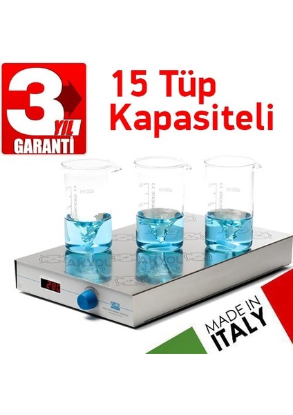 Multistirrer 15´li Dijital Manyetik Karıştırıcı