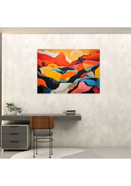 Volkan Manzara Sanatı - Görsel Olarak Etkileyici Volkan ve Volkanik Manzara Kanvas Tablo Sanatı modelleri