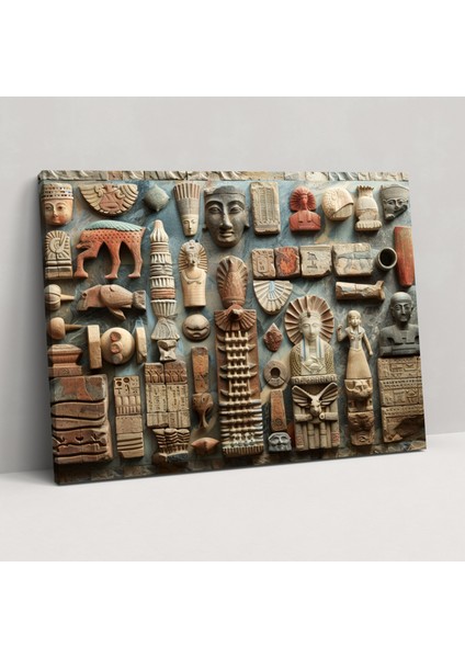 Sümerler Kanvas Tablo - Duvar Sanatı Ev Dekorasyonu
