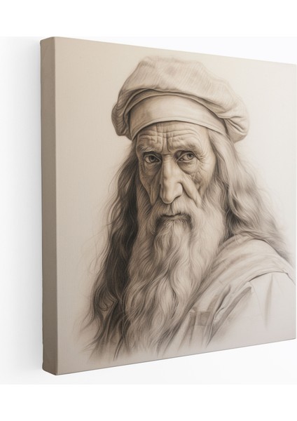 Rönesans Vizyoner Kanvas Tablo - Duvar Sanatı Rönesans Duvar Dekorasyonu