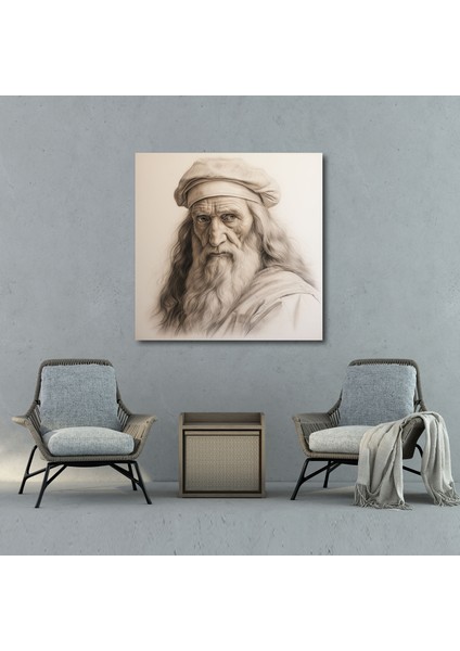 Rönesans Vizyoner Kanvas Tablo - Duvar Sanatı Rönesans Duvar Dekorasyonu modelleri