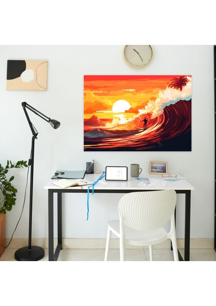 Dalga Resimleri - Ev Dekorasyonu Dalga Sörfü Kanvas Duvar Sanatı fiyatları