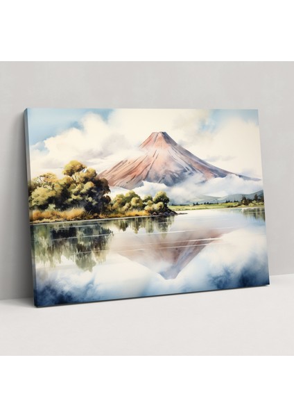 Sakin Volkan Duvar Sanatı - Kanvas Tablo Volkan Duvar Sanatı