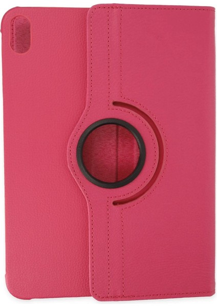 iPad 2022 10.9 (10.nesil) Kılıf 360 Tablet Deri Kılıf - Pembe - ASOY6463-3977