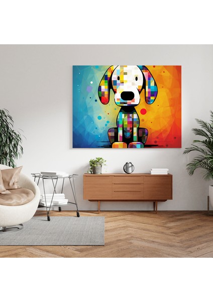 Snoopy Duvar Sanatı - Soyut Silüet Kanvas Tablo Baskı - Ev Dekorasyonu Kanvas Soyut Snoopy Silüeti modelleri