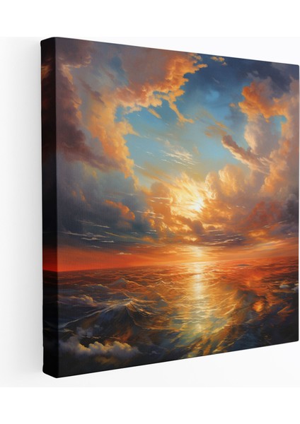 Fırtınalı Şafak Duvar Dekorasyonu - Şafak Ev Dekorasyonu Fırtına Bulutları Duvar Dekorasyonu