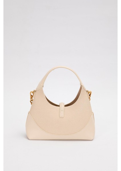 Krem Gold Zincir Aksesuarlı El Çantası indirimleri