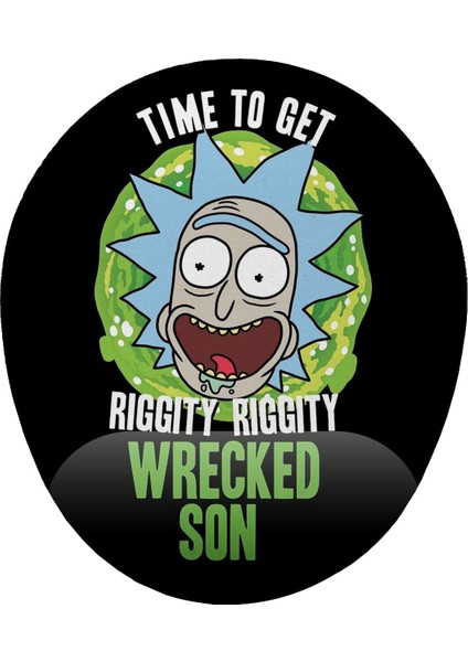 Fikirler Rick Wrecked Son Bilek Destekli Mouse Pad