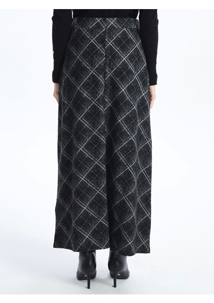 Lcw Grace Siyah Beli Lastikli Desenli Kadın Etek indirimleri