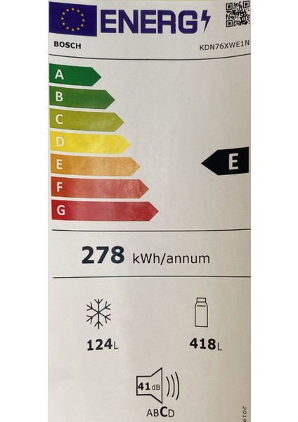 KDN76XWE1N Buzdolabı No Frost Üstten Donduruculu Beyaz indirimleri