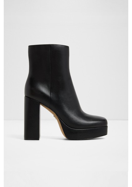 Vaylen Bot Yüksek Topuklu Botlar Şık Bot - Siyah