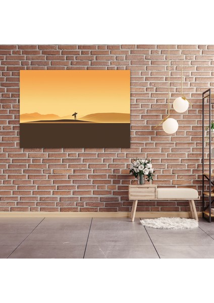Minimalist Sörf Kanvas Tablo - Sörf Kanvas Tablo Yalnız Sörfçü fiyatları