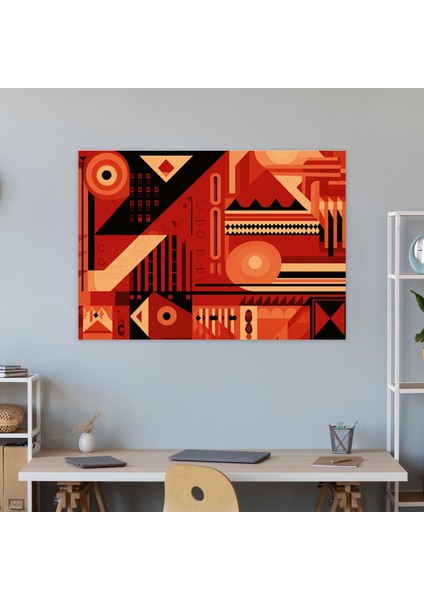 Türk Halı Desenli Duvar Dekorasyonu - Türk Halı Deseni Modern Sanat Eseri Kanvas Duvar Sanatı fiyatları