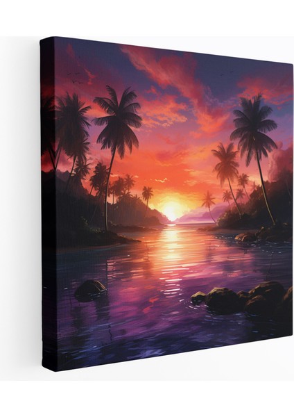 Gökyüzü Manzaralı Kanvas Tablo - Ev Dekorasyonu Için Modern Duvar Sanatı