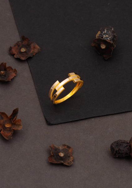 Tekli Kaburga Ajda Altın Yüzük 14 Ayar modelleri