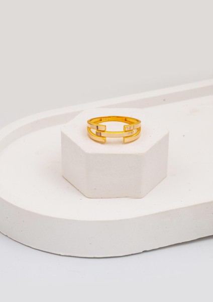 Tekli Kaburga Ajda Altın Yüzük 14 Ayar fırsatları