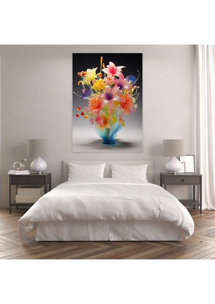 Gerçekçi Cam Heykel Kanvas Tablo - Gerçekçi Cam Heykel Kanvas Duvar Sanatı modelleri