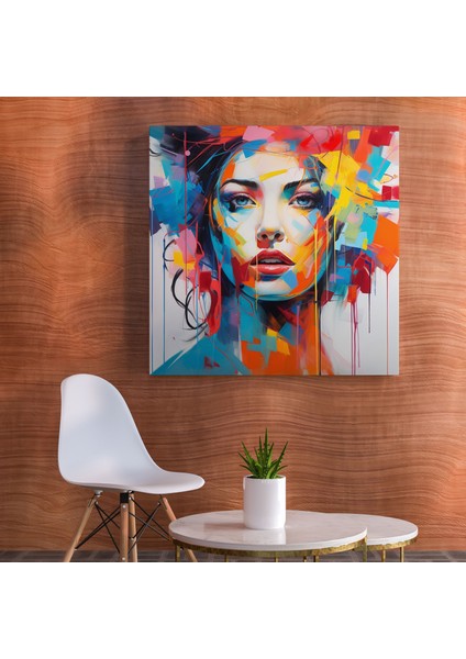 Kadın Kanvas Tablo - Modern Soyut Duvar Sanatı - Ev Dekorasyonu Kanvas Tablo Duvar Dekorasyonu modelleri