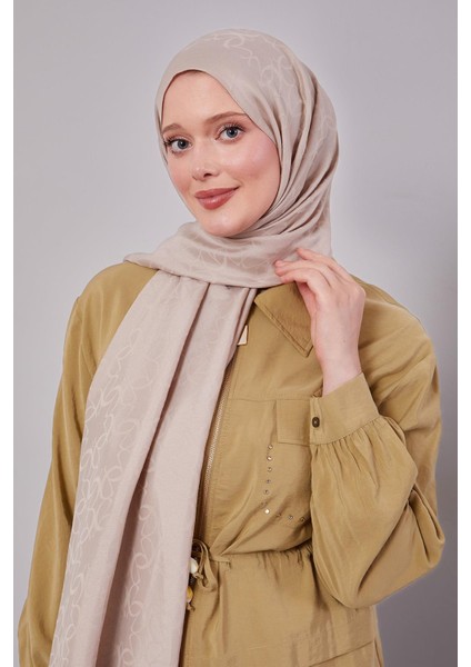 Bej Geometrik Desen Grazia Şal fiyatları