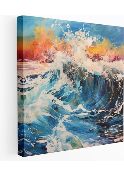 Efsanevi Doğa Manzarası Kanvas Tablo - Oturma Odası Dekorasyonu Için Doğa Temalı Kanvas Tablo