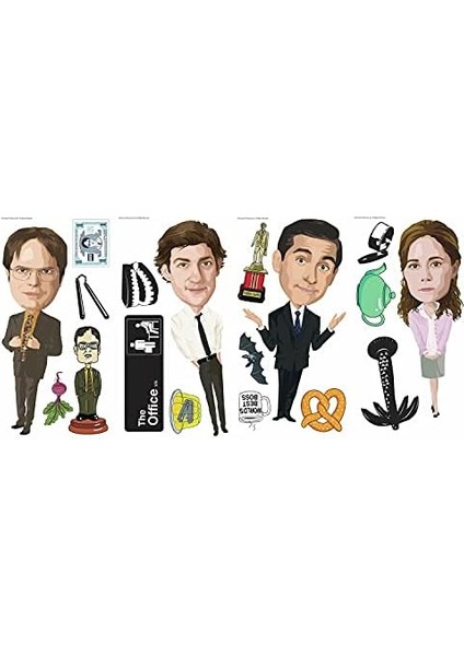 RMK4826SCS Ofis Soyma ve Yapıştırma Çıkartmaları, Siyah, Beyaz, Bronz modelleri