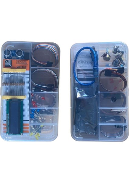 Arduino Set 148 Parça Arduino Başlangıç Seti ( Malzeme Kutulu )