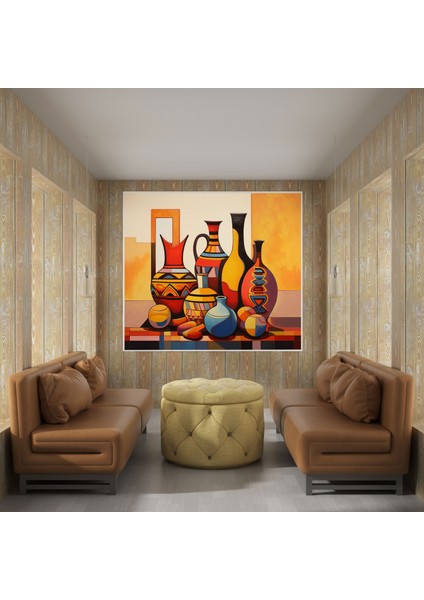 Güneybatı Duvar Dekorasyonu - Soyut Seramik - Duvara Asılı Tablo Duvar Dekorasyonu Kanvas Tablo Sanatı fiyatları